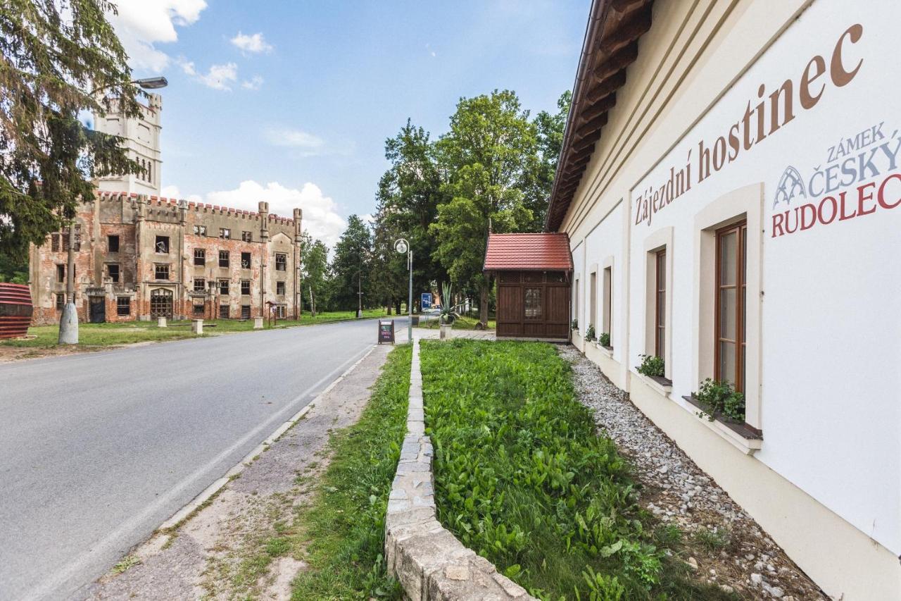 Pivovar A Penzion Grasel Český Rudolec Exteriör bild