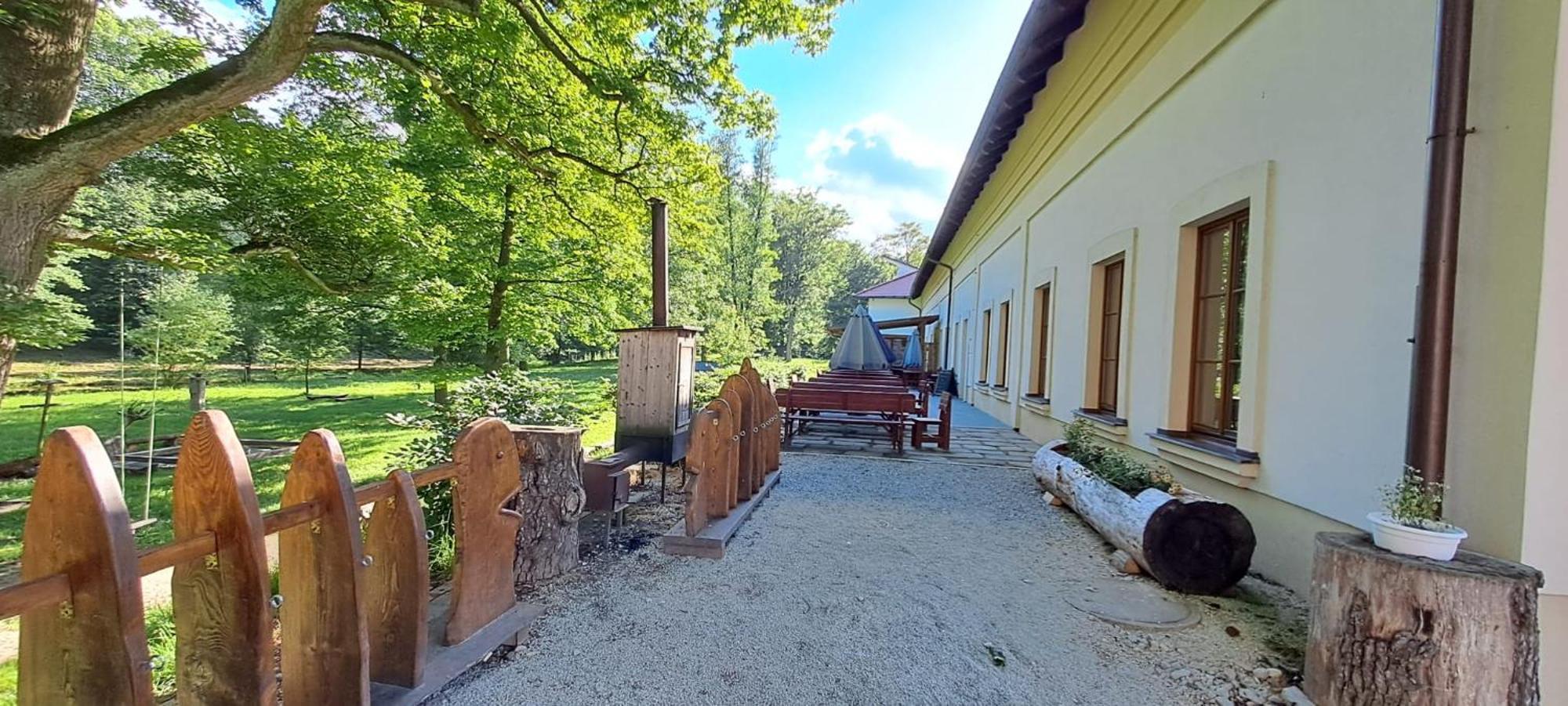 Pivovar A Penzion Grasel Český Rudolec Exteriör bild