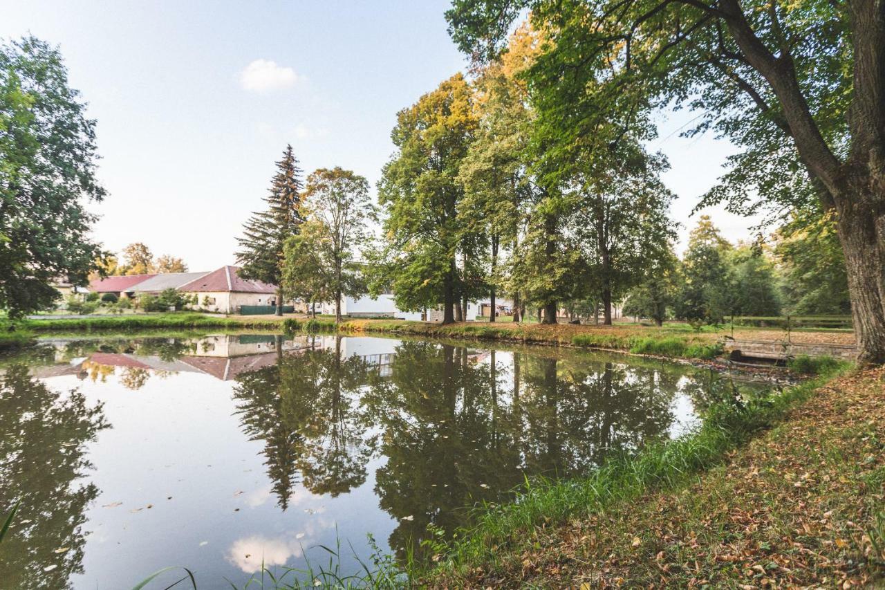 Pivovar A Penzion Grasel Český Rudolec Exteriör bild